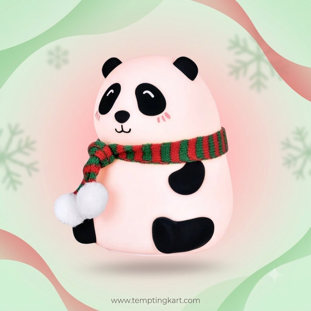 Panda Night Lamp – Silicon Soft Sensor Light & Color Changing Panda Lamp