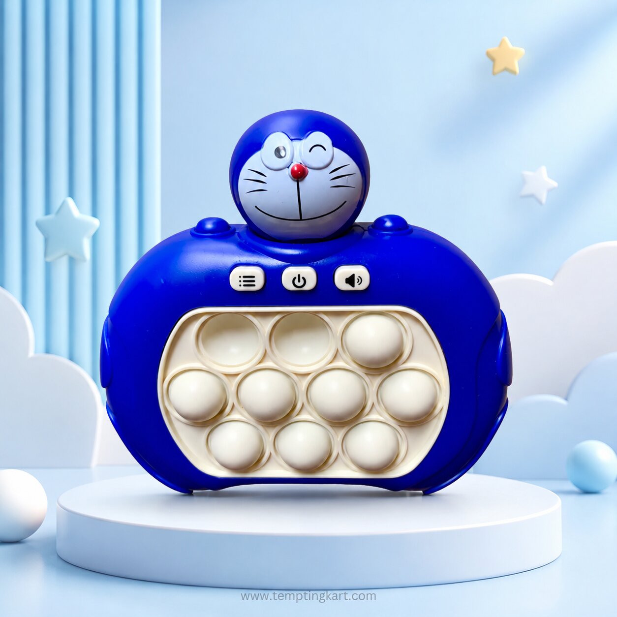 Rubber Round Game Popet – Fun and Reflex Toy