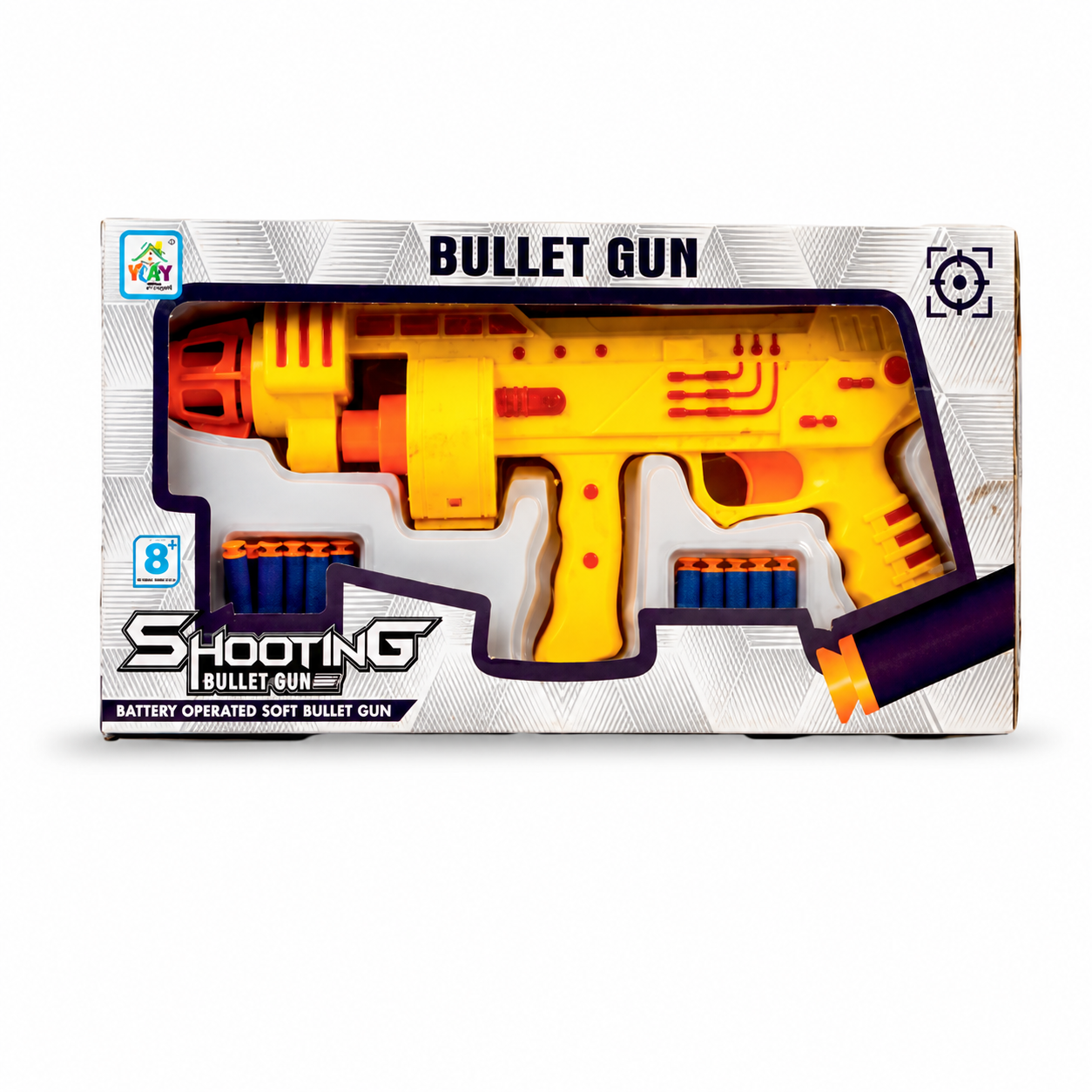 Shooting Bullet Gun | Battery Operated Toy Gun for Kids with Soft Bullets