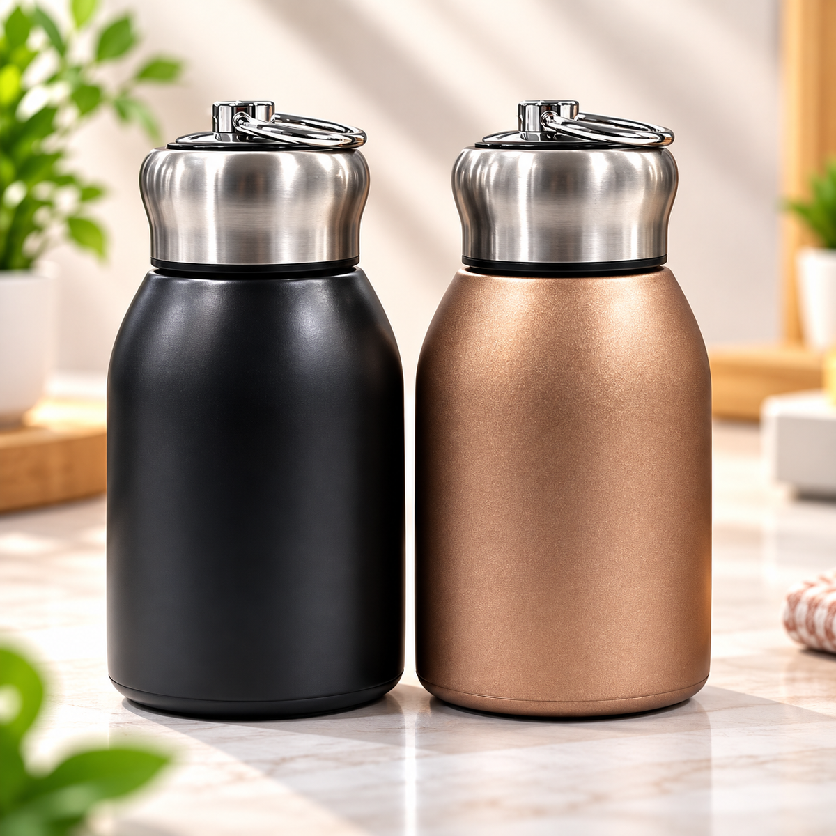 Stainless Steel Water Bottle 300ml | Reusable Bottle for Kids & Adults