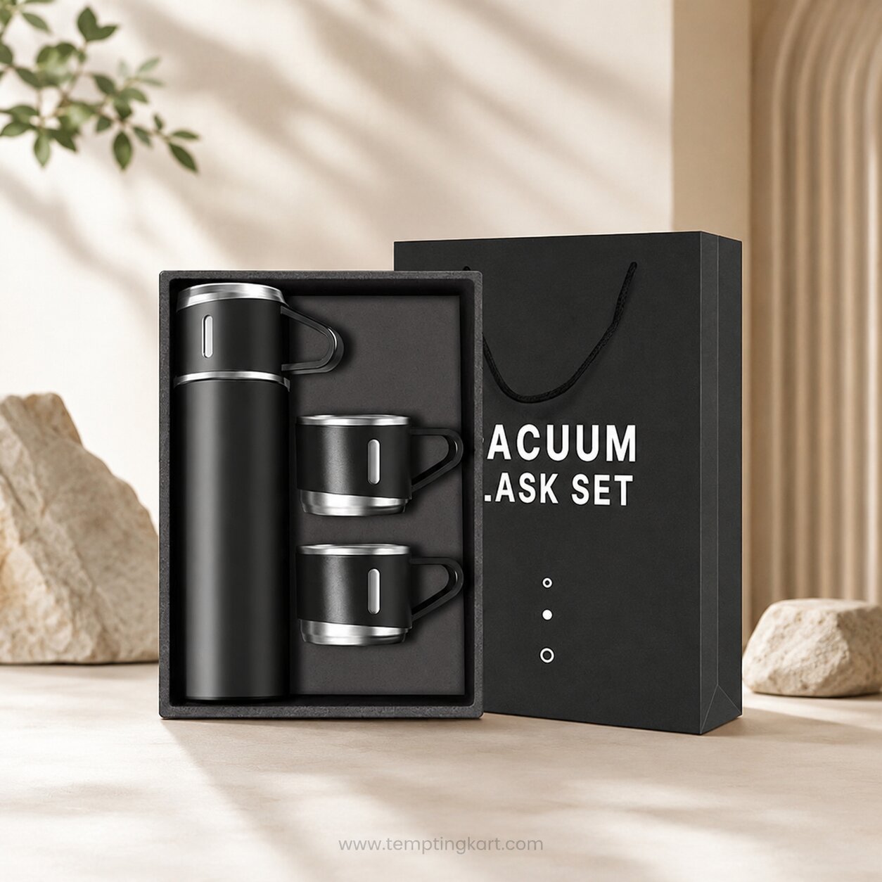 Vacuum Flask | 500ML Stainless Steel Vacuum Flask Set (Pack of 1)