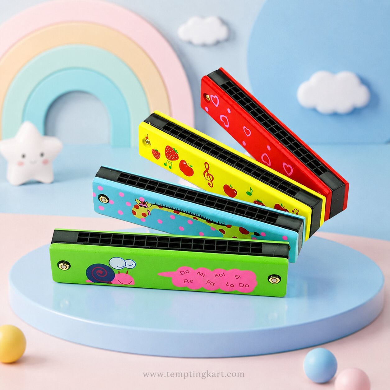 Wooden Mouth Organ for Kids | Musical Toy Harmonica – Best Birthday Gift & Return Gift for Children