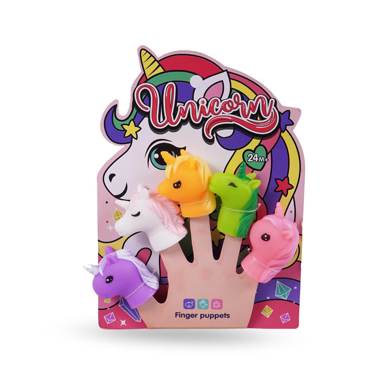 Adorable Unicorn Finger Puppet Set
