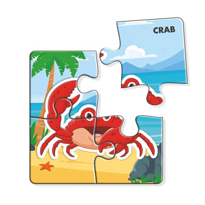 Kids 4 Pcs Puzzle Set | Educational Puzzles for Kids (Age 4+)