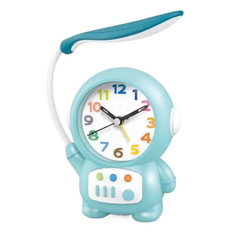 Astronaut Alarm Clock with Table Lamp – Home Decor & Kids Study Light