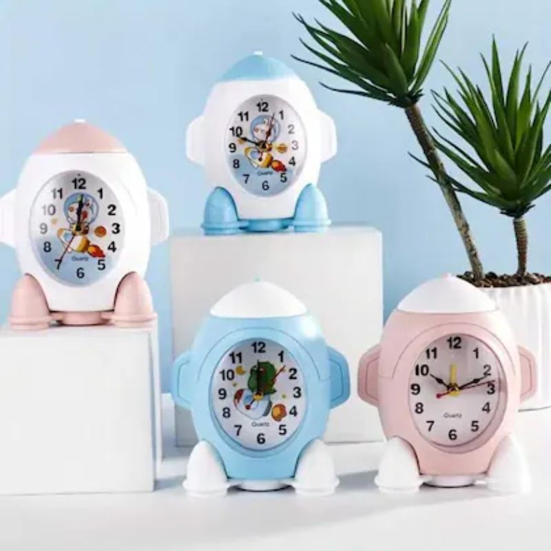 Rocket-Shaped Alarm Clock – Fun Wake-Up Clock for Kids & Students
