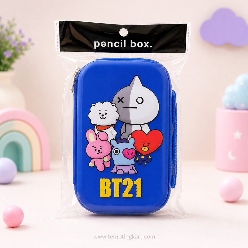 Pencil Pouch | Large Stationery Pencil Pouch with Zip Closure