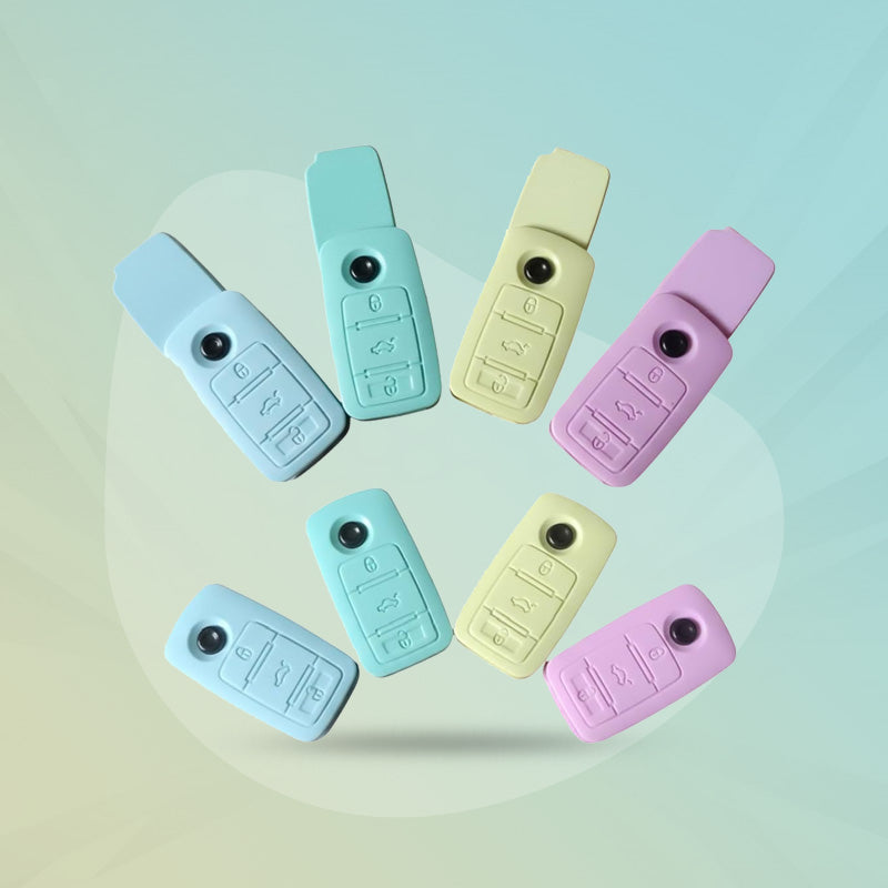 Car Key Shape Eraser for Kids – Cute Stationery Eraser | Birthday & Return Gift