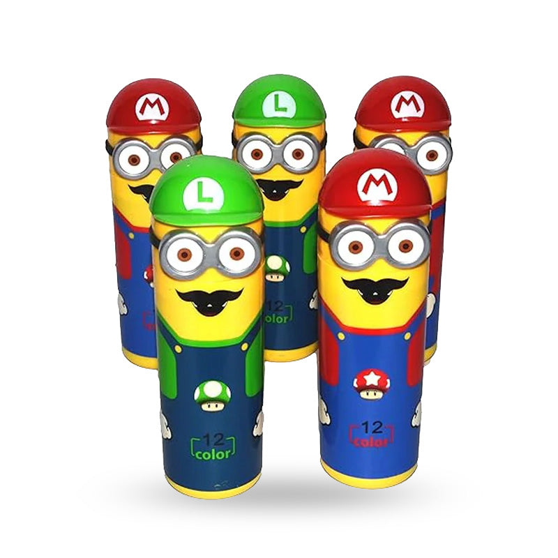 Cartoon Shape Sketch Pens Box with 12 Pens (Pack of 1)