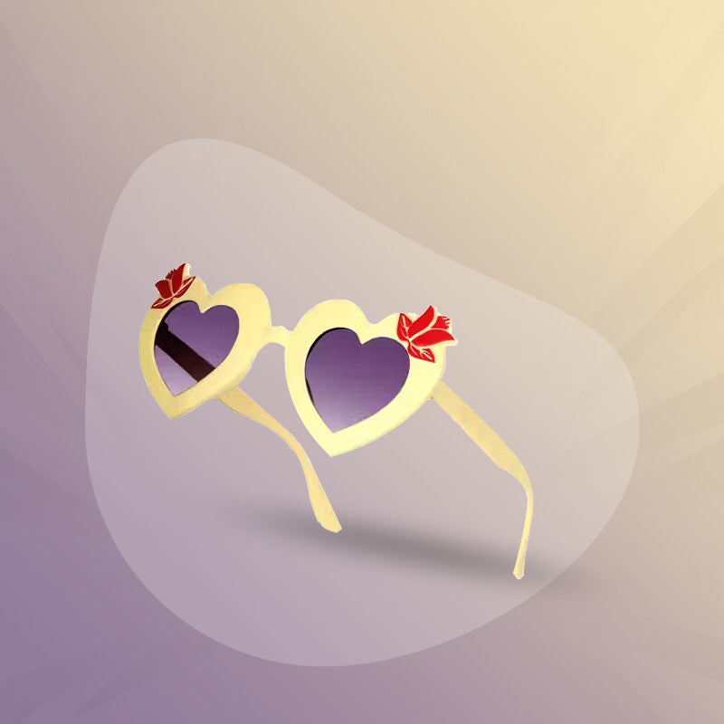 Colorful Heart Shaped Sunglasses For Kids