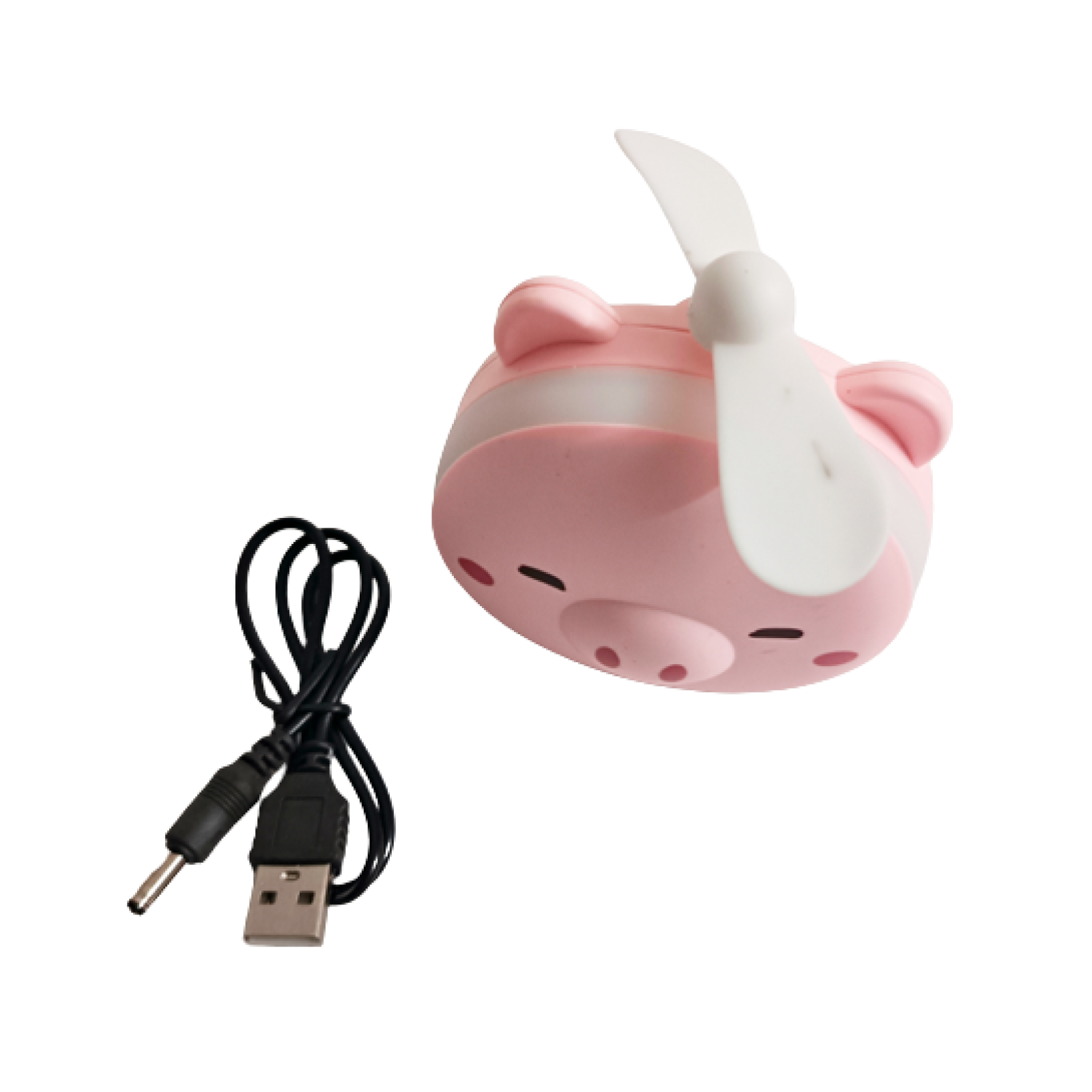 Compact Makeup Mirror With LED Light And Fan
