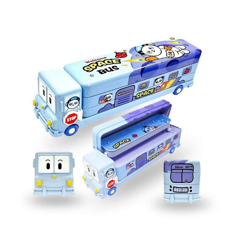 Cute Bus Pencil Box For Kids 