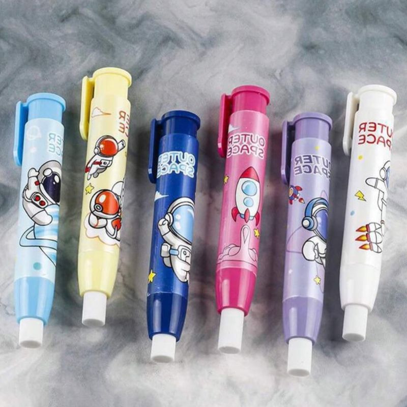 Cute Pen Style Erasers Student Supplies