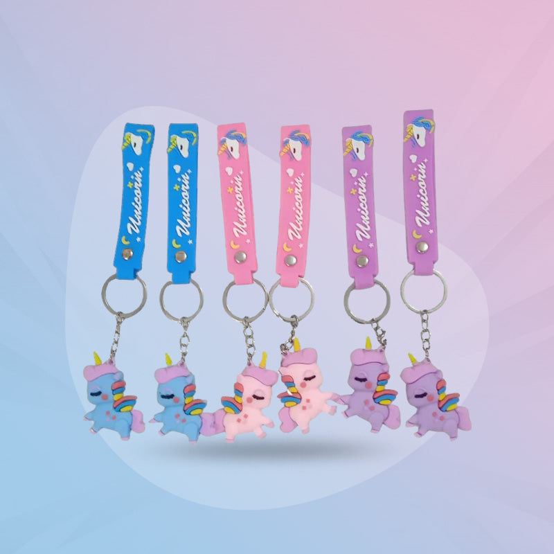 Cute Fancy Classy Sleeping Unicorn Key Ring | Ideal Return Gift for Kids