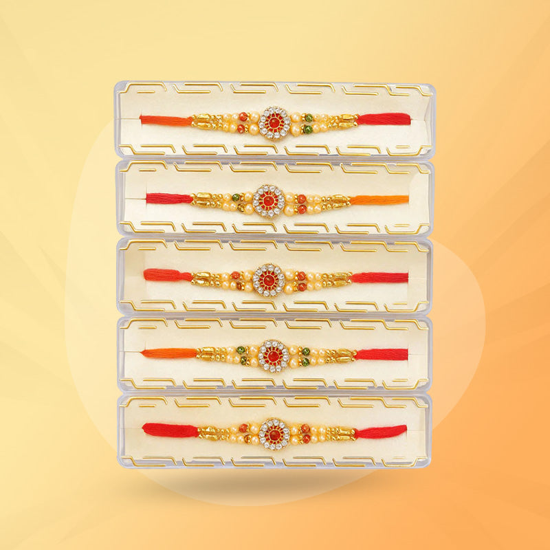 Designer Rakhi Set Traditional Raksha Bandham