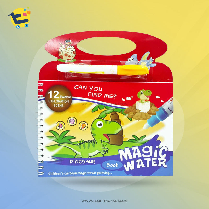 A4 Reusable Magic Water Painting Book with Magic Doodle Pen