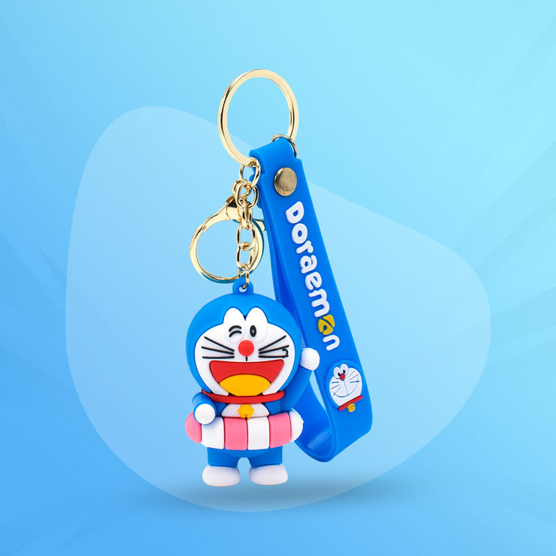 Doraemon 3d Keychain Rubber Silicone