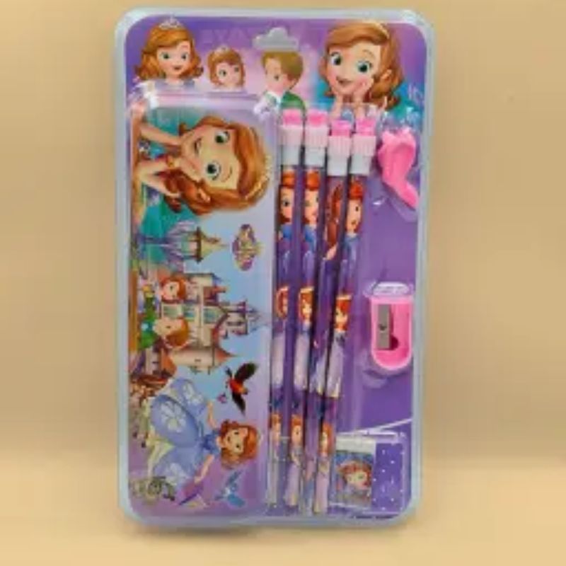 Stationery Set | Cartoon Themed Stationery Gift Set for Kids (Pack of 1)