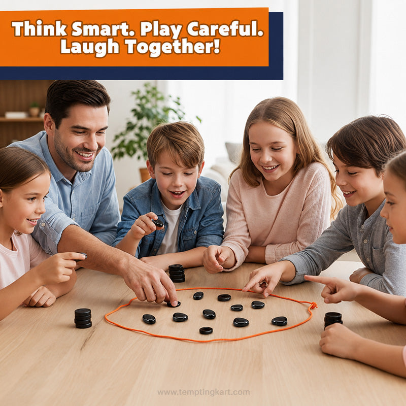 Magna Duel Magnetic Board Game – 24 Pieces Strategy Puzzle Game for Kids & Adults