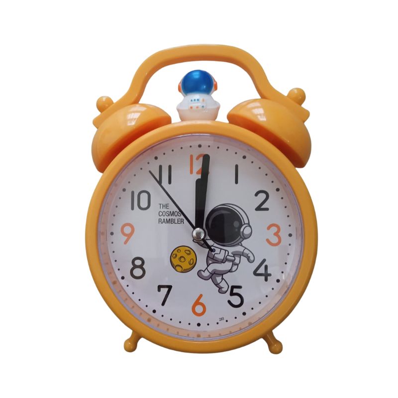 MULTI Twin Bell Analog Alarm Clock – Loud Twin Bell Retro Clock for Heavy Sleepers