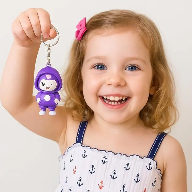 Expressing and Face Changing Keychain | Cute Mood Emoji Key Ring for Kids & Adults