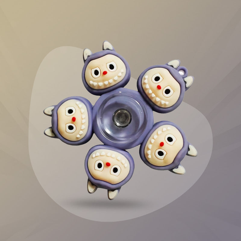 Face Changing Spinning Keychain – Fun Fidget Accessory