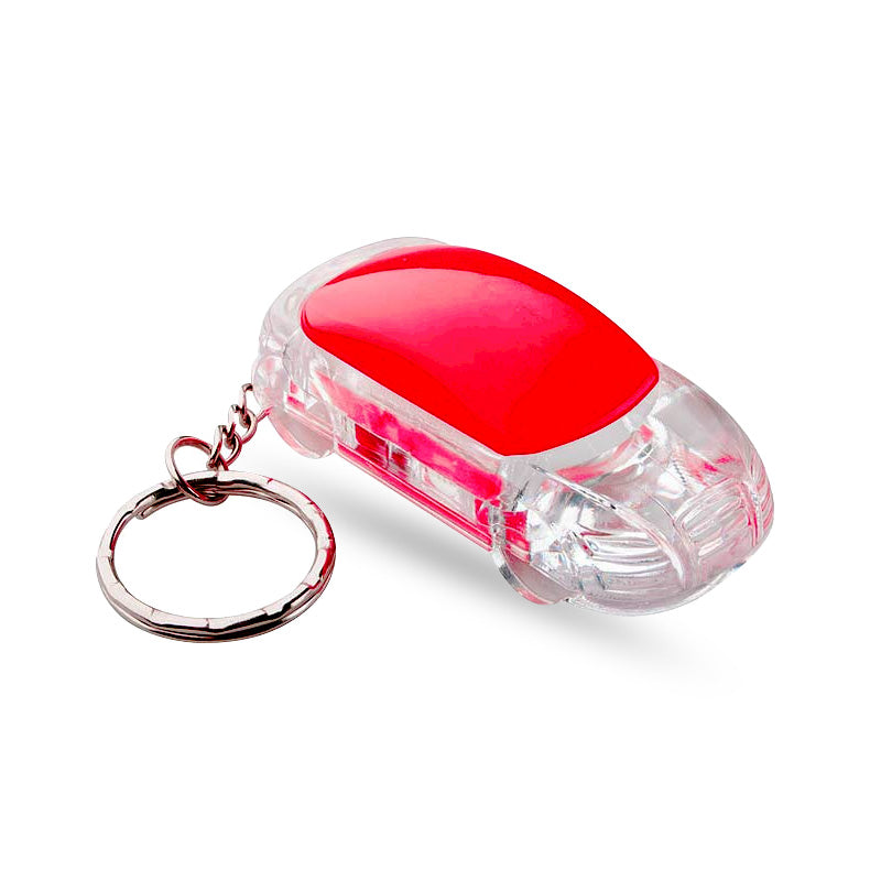 Flashing Pull Back Car Toy Keychain