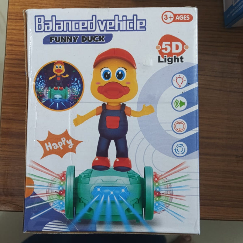 Funny Duck Balanced Vehicle Toy with 5D Lights & Music – Dancing Duck Toy for Kids (3+ Years)