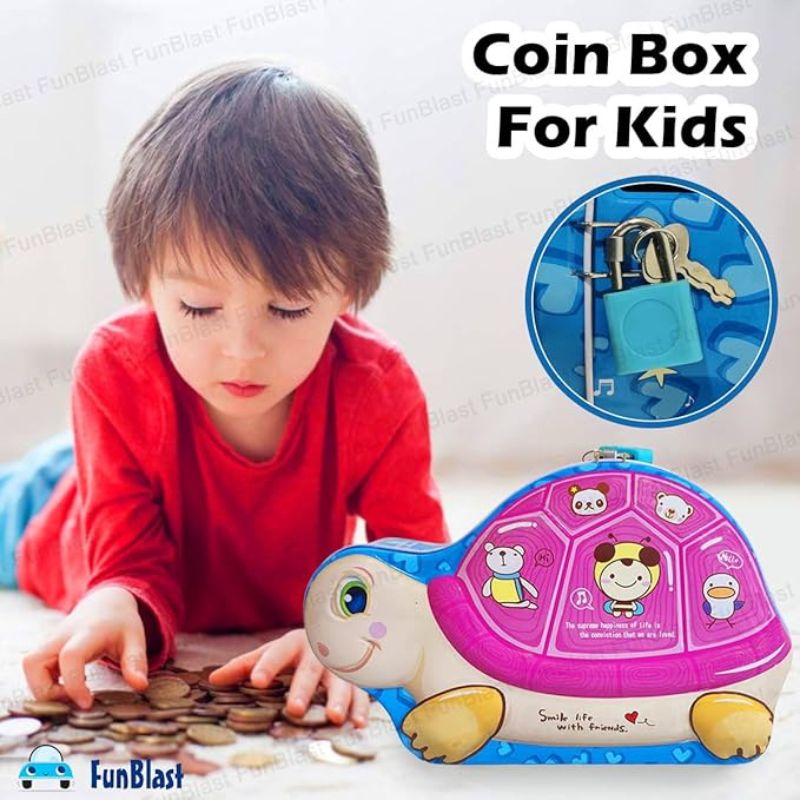 Piggy Bank | Turtle Piggy Bank for Kids