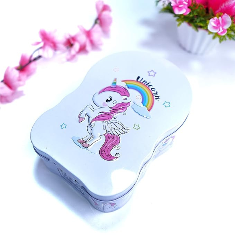 Piggy Bank | Unicorn Piggy Bank with Lock & Key for Kids