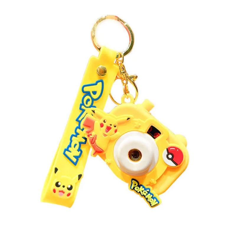 Stylish Pocket-Sized Camera Keychain with Built-in Projector