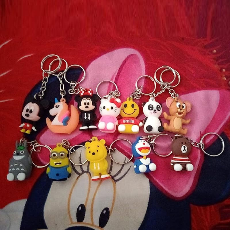 Fun & Adorable Cartoon Theme Character Key Chains for Kids! (Pack of 1)