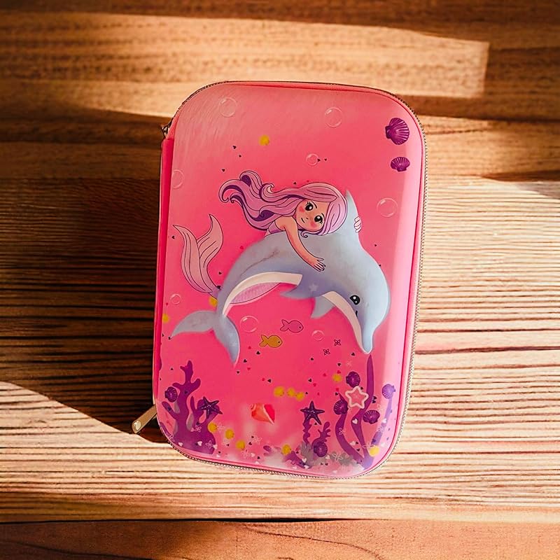 Pencil Pouch | Mermaid Pencil Pouch with Zip Closure