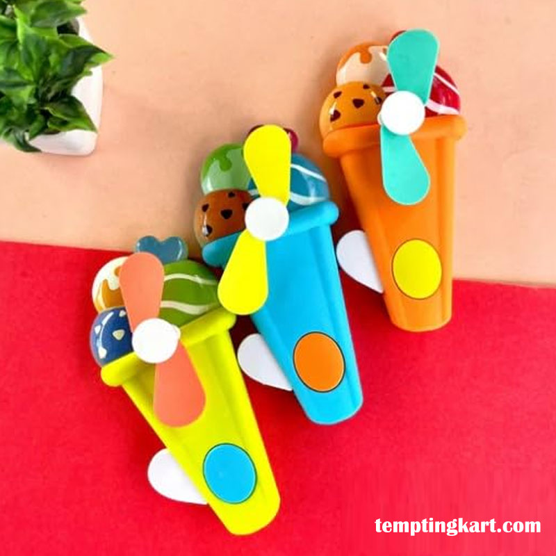 Ice-Cream Manual Hand Fan for Kids