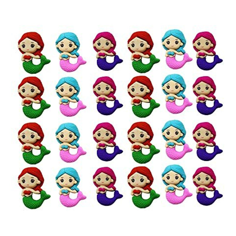 Mermaid 3D Erasers for Girls (Pack of 3)