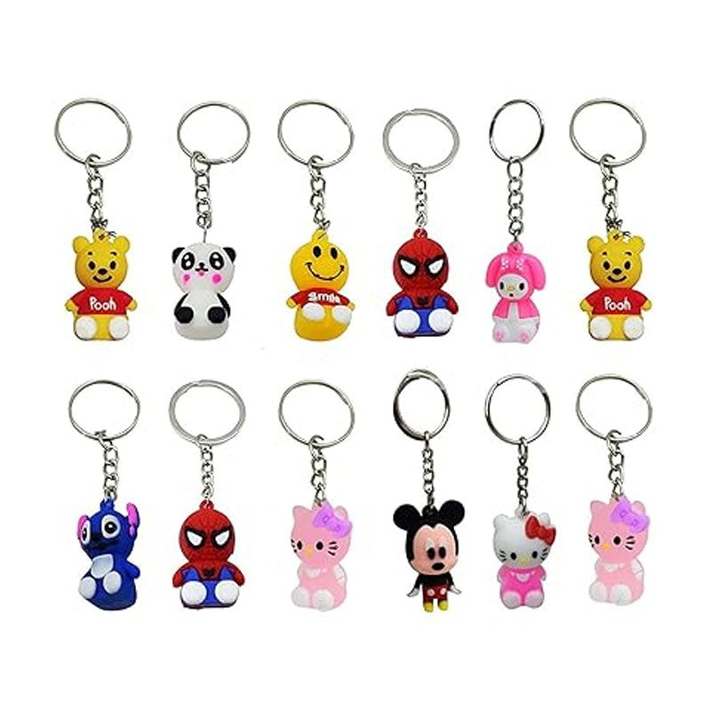 Fun & Adorable Cartoon Theme Character Key Chains for Kids! (Pack of 1)