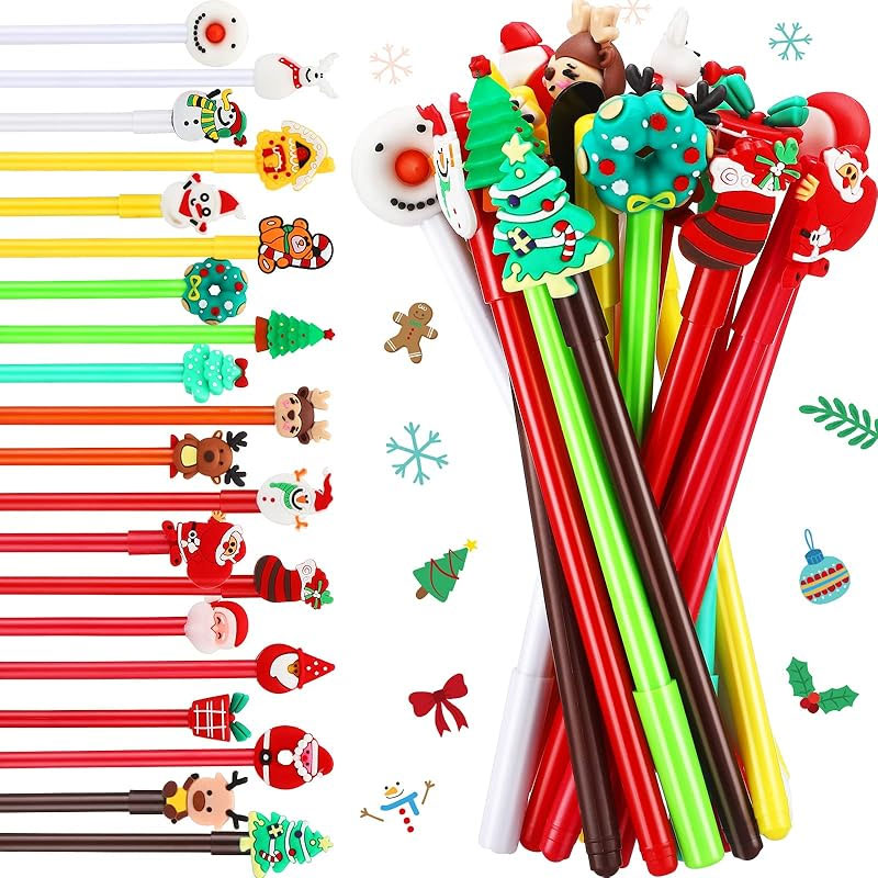 Gel Pens | Christmas theme Gel Pens for Kids (Pack of 1)