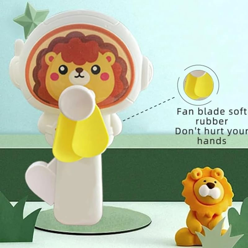Manual Hand Press Fan for Kids | Portable Hand Pressure Mini Toy Fan