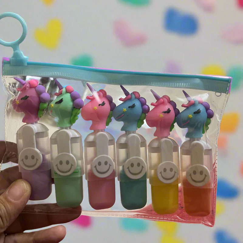 Highlighters  | Unicorn Highlighter Pens for Kids (Pack of 6)