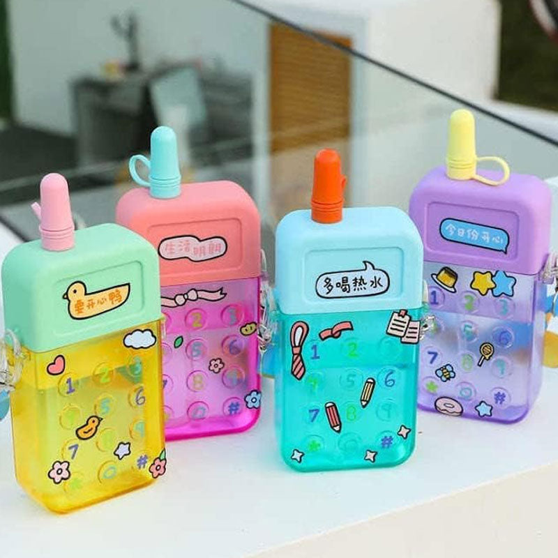 Mobile Phone Sipper Water Bottle for Kids | Sipper Water Bottle