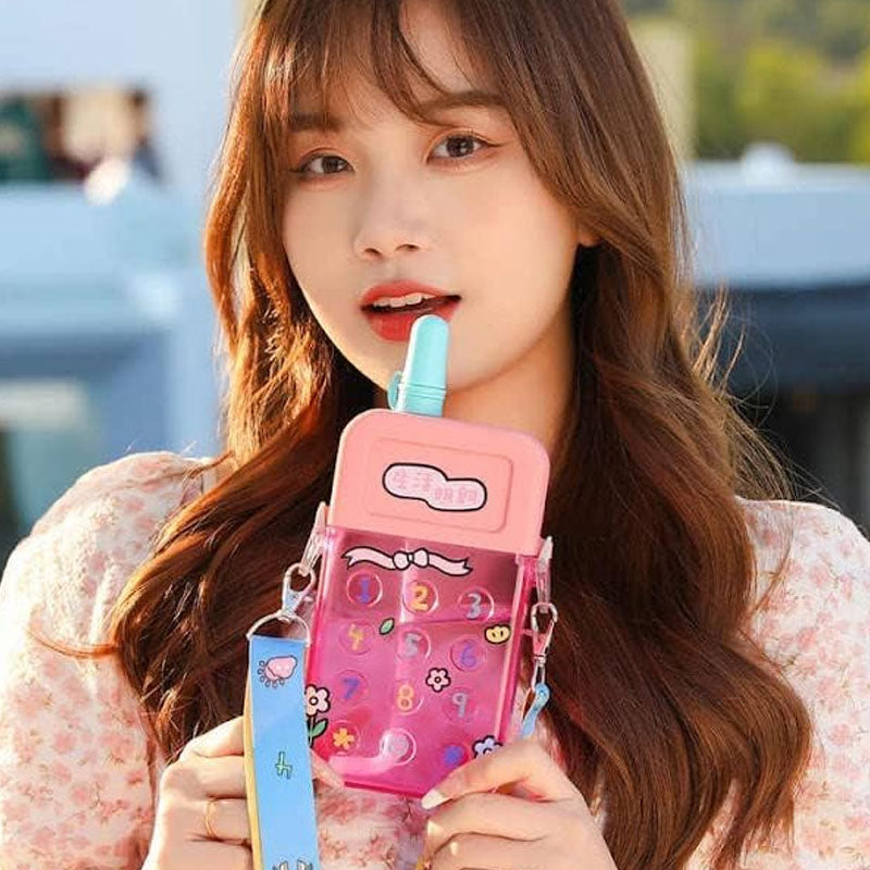 Mobile Phone Sipper Water Bottle for Kids | Sipper Water Bottle