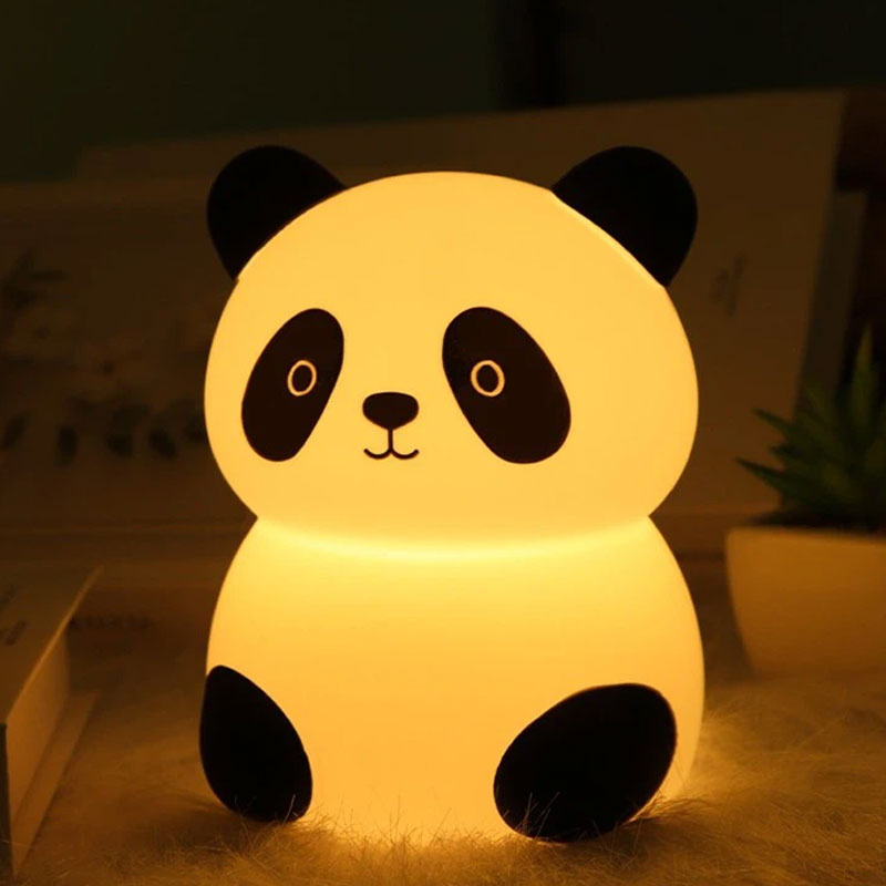 Panda Night Lamp – Silicon Soft Sensor Light & Color Changing Panda Lamp