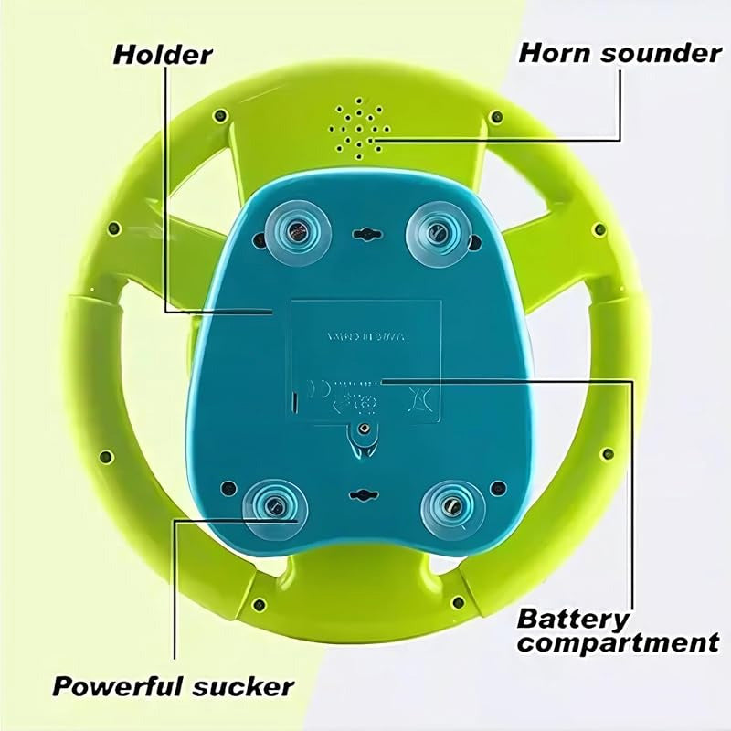 Kids Steering Wheel Toy – Musical Driving Simulation Toy for Boys & Girls
