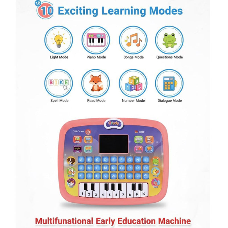Educational Computer | 2-in-1 Musical Computer Plus Piano with LED Screen for Kids