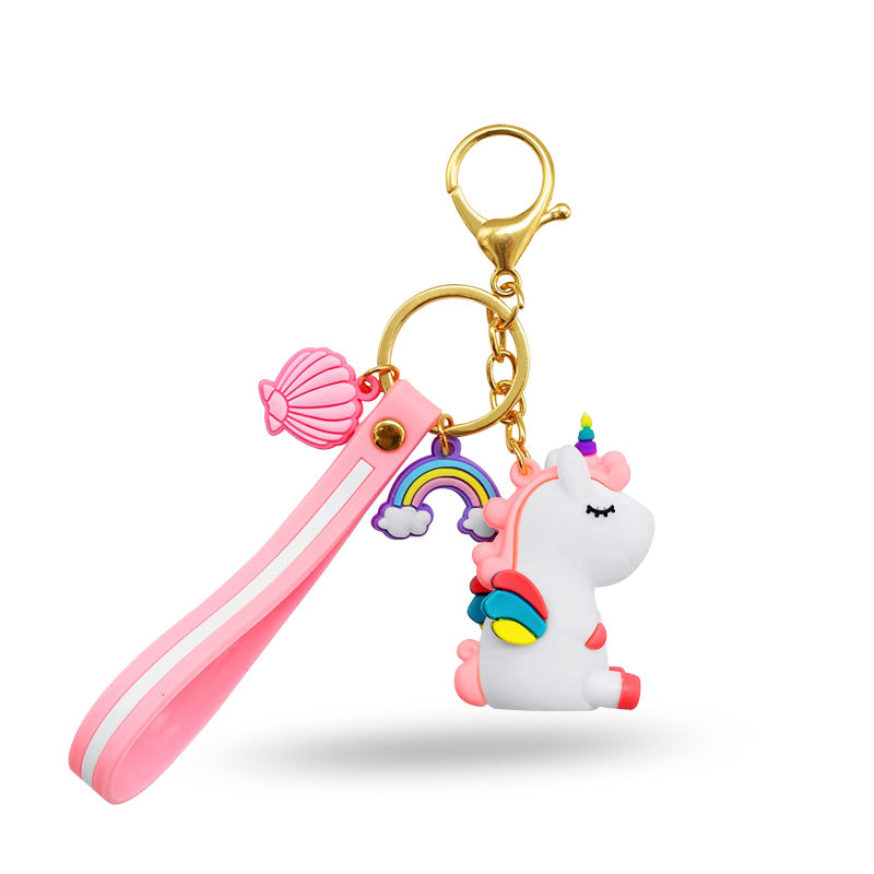 Kids Cute Unicorn Horse Keychain