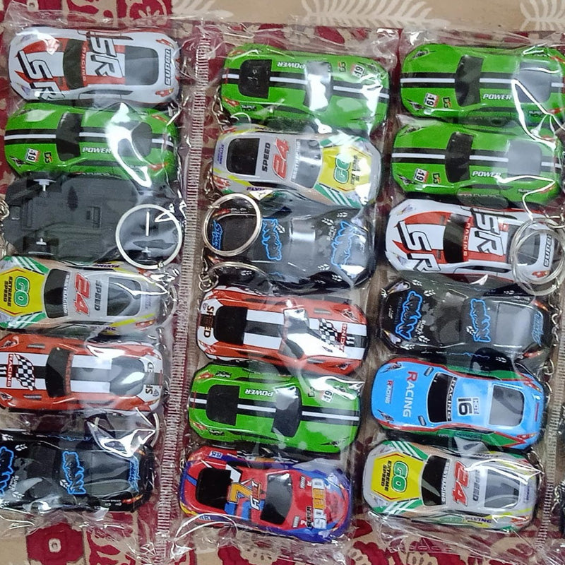 Mini Car Shaped Key Chains for Kids – Birthday Gifts & Return Gifts