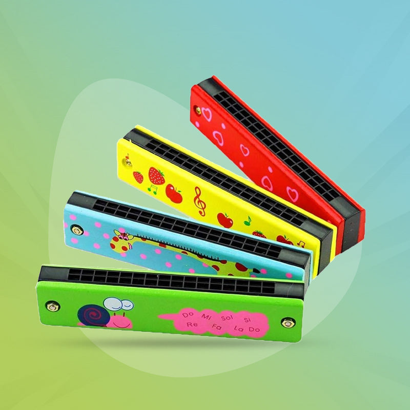 Wooden Mouth Organ for Kids | Musical Toy Harmonica – Best Birthday Gift & Return Gift for Children