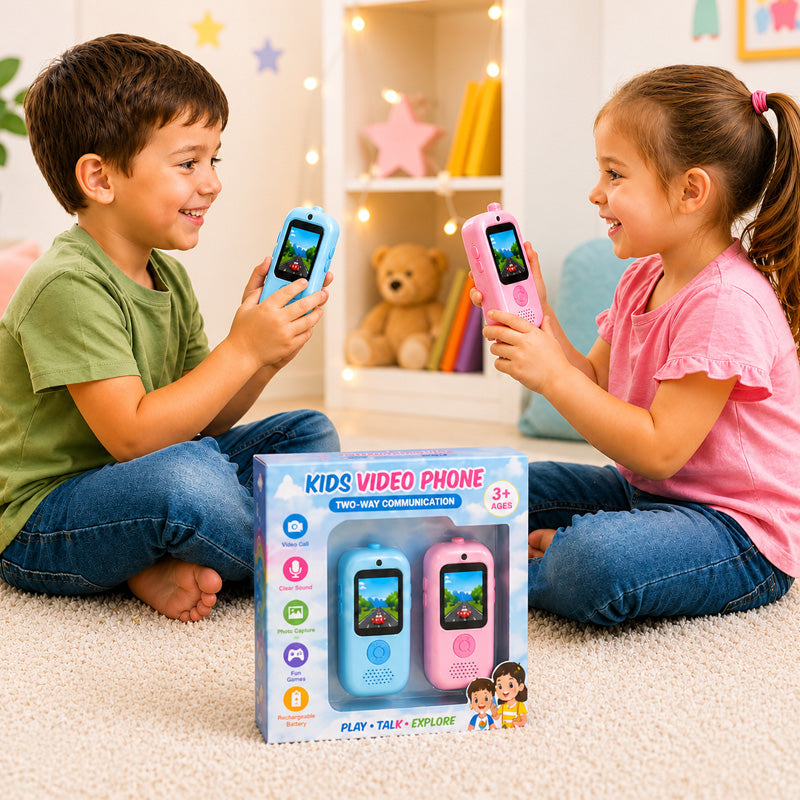 Kids Walkie Talkie Toy Set – Rechargeable Wireless Communication Toy for Boys & Girls