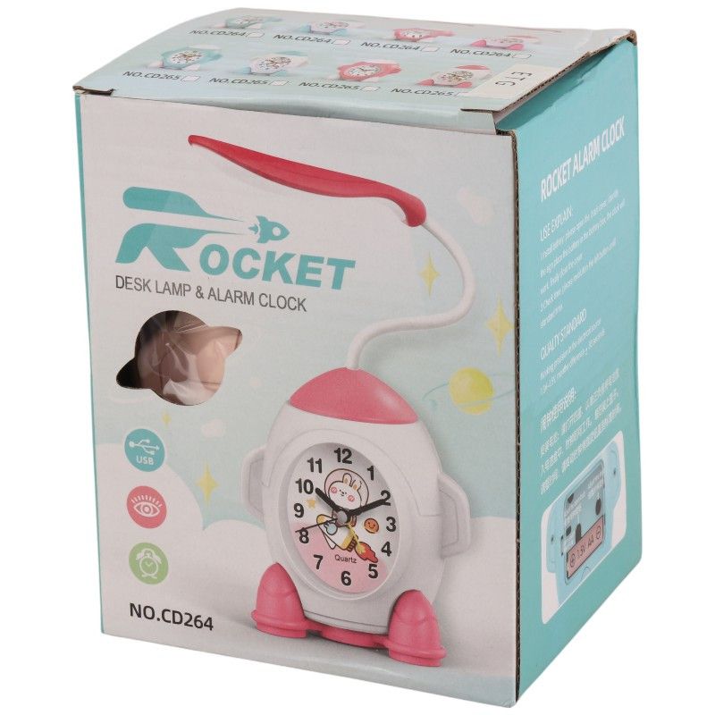 Rocket-Shaped Alarm Clock – Fun Wake-Up Clock for Kids & Students