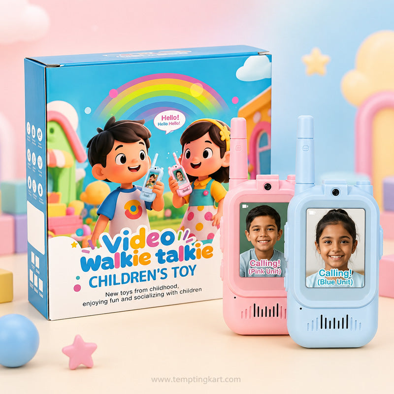 Kids Walkie Talkie Toy Set – Rechargeable Wireless Communication Toy for Boys & Girls